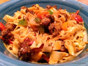 Cajun Pasta with Andouille Sausage and Peppers